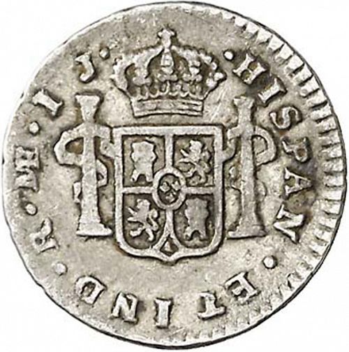 half Real Reverse Image minted in SPAIN in 1790IJ (1788-08  -  CARLOS IV)  - The Coin Database