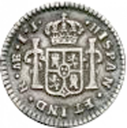 half Real Reverse Image minted in SPAIN in 1791IJ (1788-08  -  CARLOS IV)  - The Coin Database
