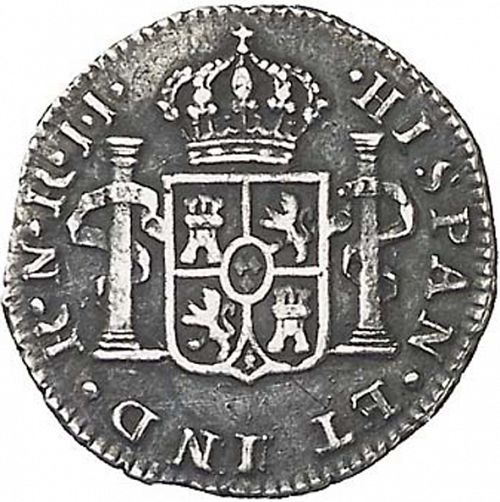 half Real Reverse Image minted in SPAIN in 1792JJ (1788-08  -  CARLOS IV)  - The Coin Database