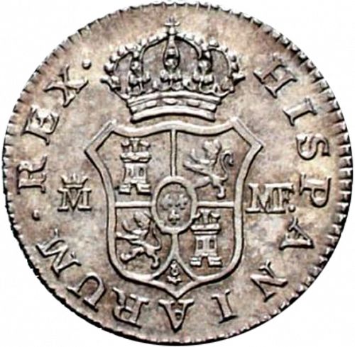 half Real Reverse Image minted in SPAIN in 1795MF (1788-08  -  CARLOS IV)  - The Coin Database