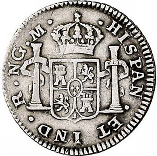 half Real Reverse Image minted in SPAIN in 1798M (1788-08  -  CARLOS IV)  - The Coin Database