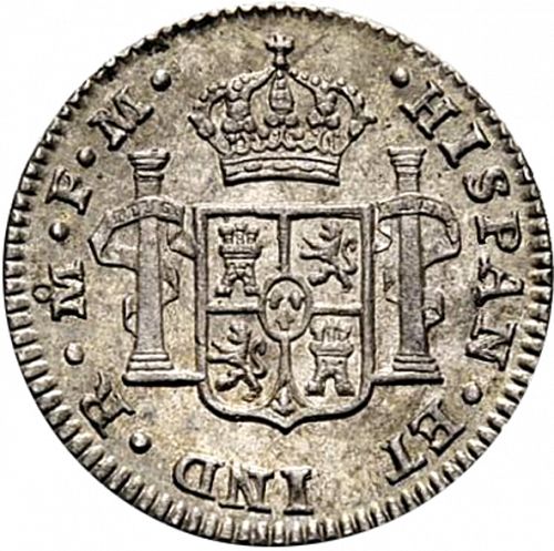 half Real Reverse Image minted in SPAIN in 1799FM (1788-08  -  CARLOS IV)  - The Coin Database