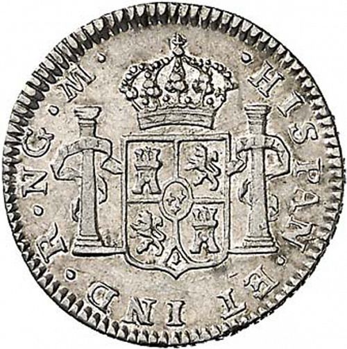 half Real Reverse Image minted in SPAIN in 1803M (1788-08  -  CARLOS IV)  - The Coin Database