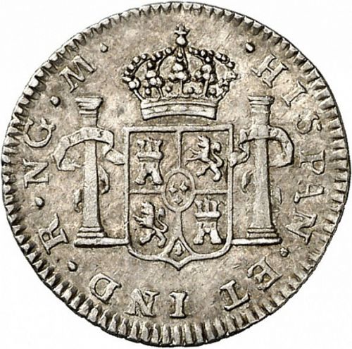 half Real Reverse Image minted in SPAIN in 1806M (1788-08  -  CARLOS IV)  - The Coin Database