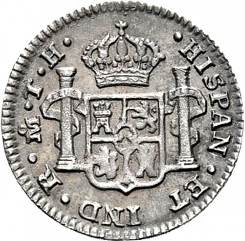 half Real Reverse Image minted in SPAIN in 1806TH (1788-08  -  CARLOS IV)  - The Coin Database