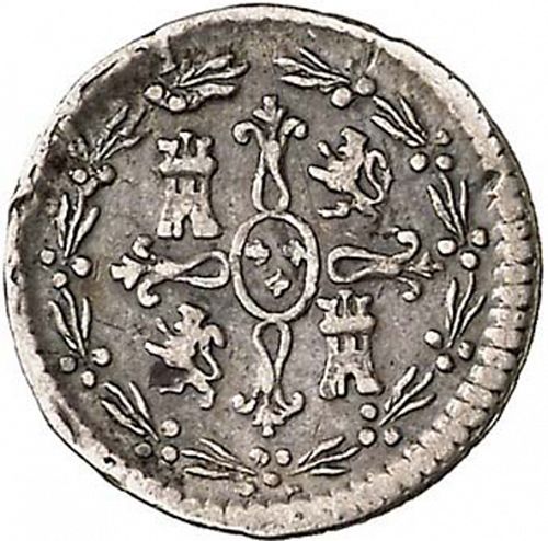 1/4 Real Reverse Image minted in SPAIN in 1791 (1788-08  -  CARLOS IV)  - The Coin Database