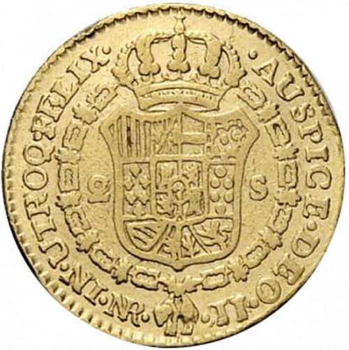 2 Escudos Reverse Image minted in SPAIN in 1790JJ (1788-08  -  CARLOS IV)  - The Coin Database