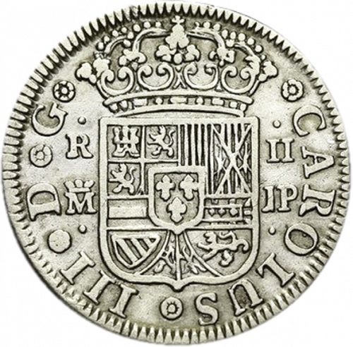 2 Reales Obverse Image minted in SPAIN in 1760JP (1759-88  -  CARLOS III)  - The Coin Database