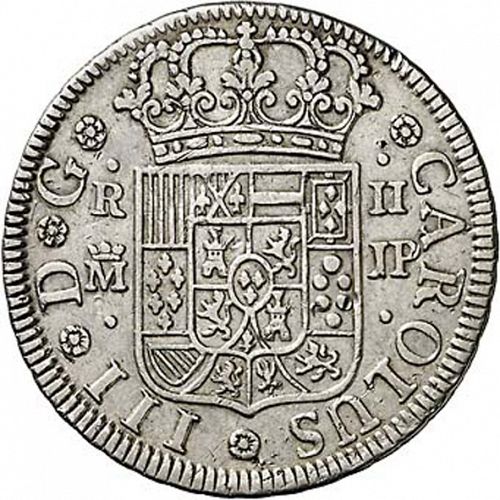 2 Reales Obverse Image minted in SPAIN in 1762JP (1759-88  -  CARLOS III)  - The Coin Database