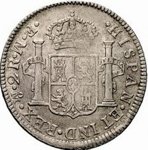 2 Reales Reverse Image minted in SPAIN in 1772FM (1759-88  -  CARLOS III)  - The Coin Database