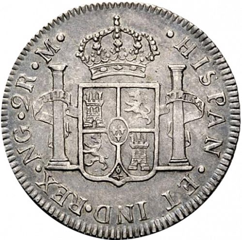 2 Reales Reverse Image minted in SPAIN in 1791M (1788-08  -  CARLOS IV)  - The Coin Database