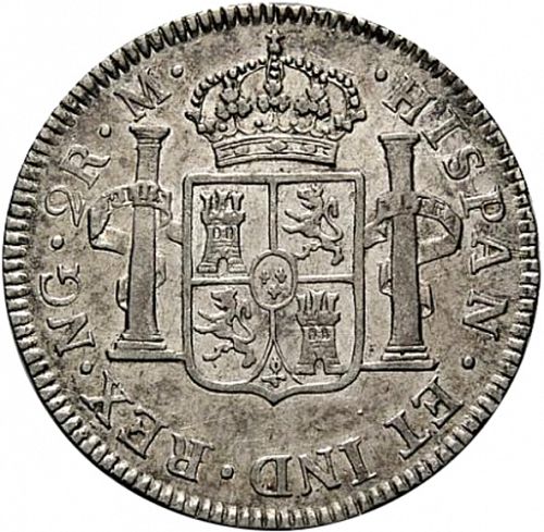 2 Reales Reverse Image minted in SPAIN in 1798M (1788-08  -  CARLOS IV)  - The Coin Database