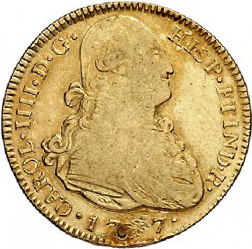 4 Escudos Obverse Image minted in SPAIN in 1797M (1788-08  -  CARLOS IV)  - The Coin Database