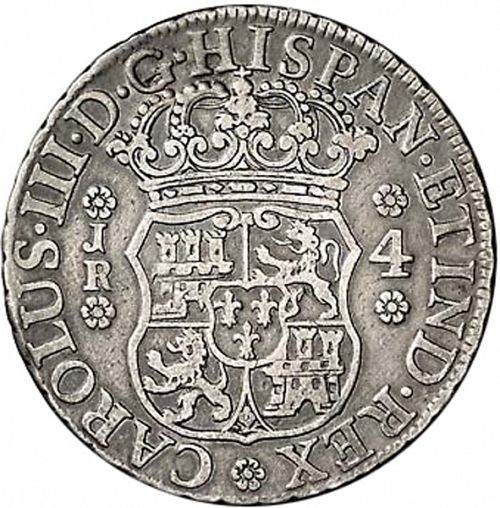 4 Reales Obverse Image minted in SPAIN in 1770JR (1759-88  -  CARLOS III)  - The Coin Database