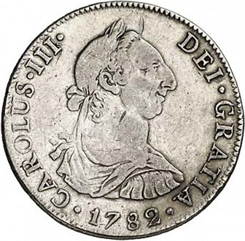 4 Reales Obverse Image minted in SPAIN in 1782FF (1759-88  -  CARLOS III)  - The Coin Database