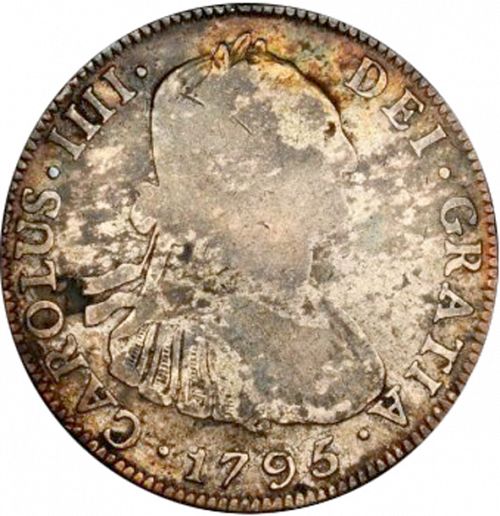 4 Reales Obverse Image minted in SPAIN in 1795PR (1788-08  -  CARLOS IV)  - The Coin Database
