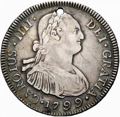 4 Reales Obverse Image minted in SPAIN in 1799M (1788-08  -  CARLOS IV)  - The Coin Database
