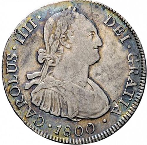 4 Reales Obverse Image minted in SPAIN in 1800AJ (1788-08  -  CARLOS IV)  - The Coin Database