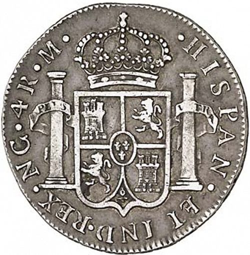 4 Reales Reverse Image minted in SPAIN in 1794M (1788-08  -  CARLOS IV)  - The Coin Database