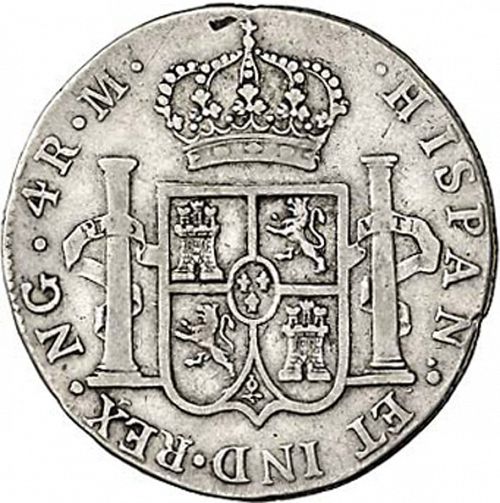 4 Reales Reverse Image minted in SPAIN in 1798M (1788-08  -  CARLOS IV)  - The Coin Database