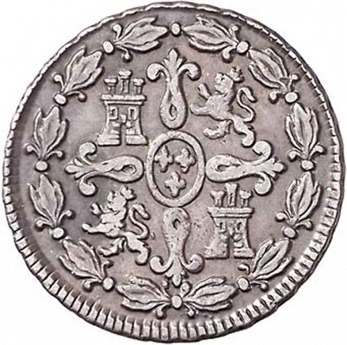 4 Maravedies Reverse Image minted in SPAIN in 1776 (1759-88  -  CARLOS III)  - The Coin Database