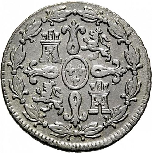 4 Maravedies Reverse Image minted in SPAIN in 1780 (1759-88  -  CARLOS III)  - The Coin Database