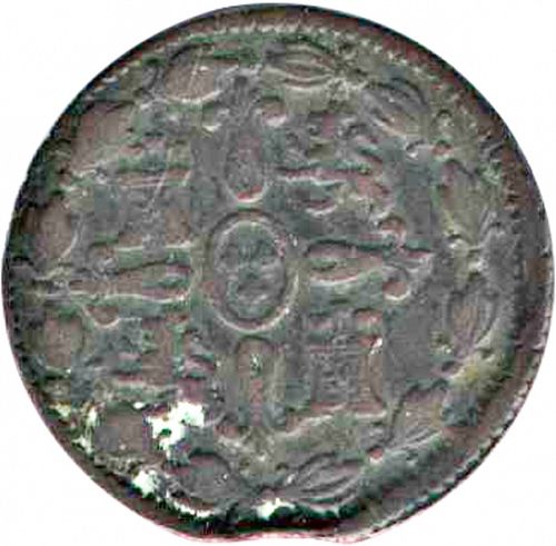 4 Maravedies Reverse Image minted in SPAIN in 1804 (1788-08  -  CARLOS IV)  - The Coin Database