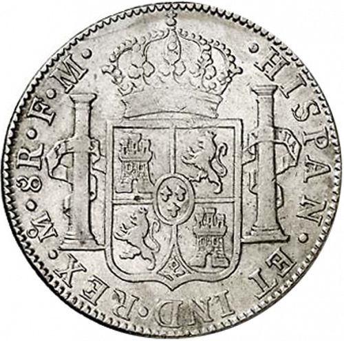 8 Reales Reverse Image minted in SPAIN in 1789FM (1788-08  -  CARLOS IV)  - The Coin Database