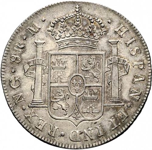 8 Reales Reverse Image minted in SPAIN in 1794M (1788-08  -  CARLOS IV)  - The Coin Database
