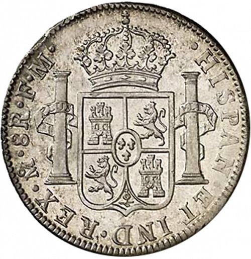 8 Reales Reverse Image minted in SPAIN in 1797FM (1788-08  -  CARLOS IV)  - The Coin Database