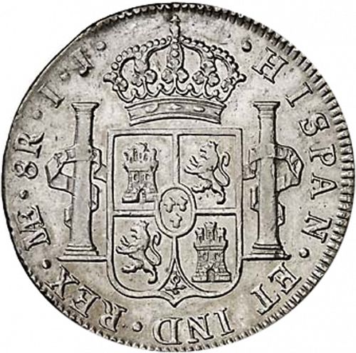 8 Reales Reverse Image minted in SPAIN in 1797IJ (1788-08  -  CARLOS IV)  - The Coin Database