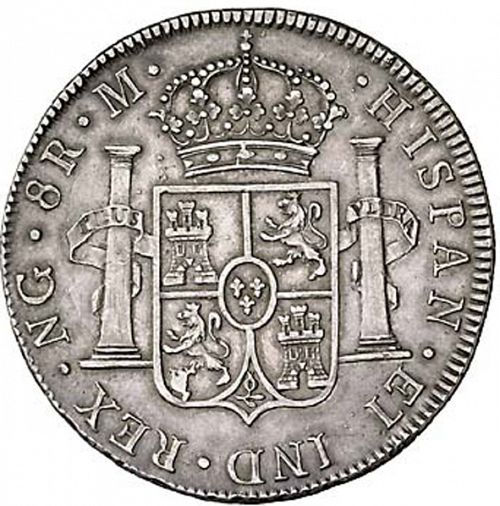 8 Reales Reverse Image minted in SPAIN in 1797M (1788-08  -  CARLOS IV)  - The Coin Database