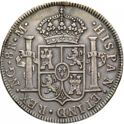 8 Reales Reverse Image minted in SPAIN in 1798M (1788-08  -  CARLOS IV)  - The Coin Database