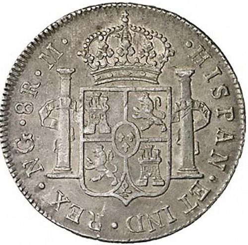 8 Reales Reverse Image minted in SPAIN in 1799M (1788-08  -  CARLOS IV)  - The Coin Database