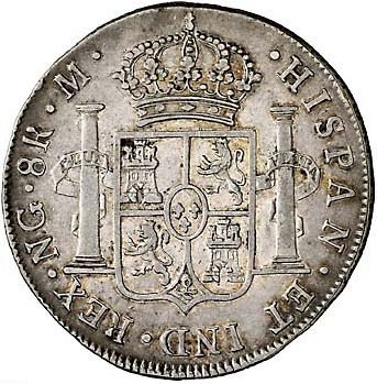 8 Reales Reverse Image minted in SPAIN in 1800M (1788-08  -  CARLOS IV)  - The Coin Database