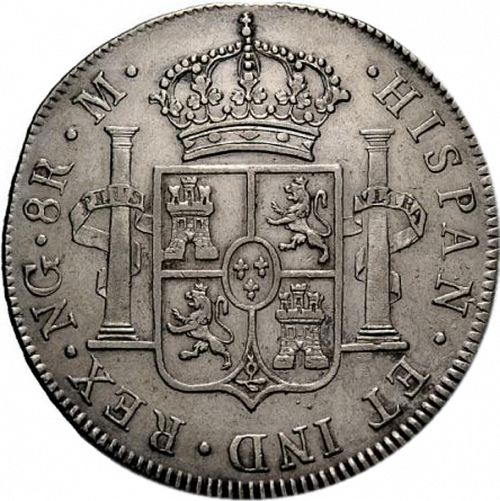 8 Reales Reverse Image minted in SPAIN in 1802M (1788-08  -  CARLOS IV)  - The Coin Database