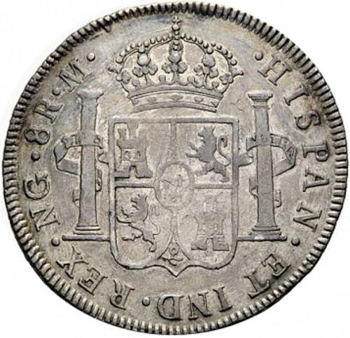 8 Reales Reverse Image minted in SPAIN in 1803M (1788-08  -  CARLOS IV)  - The Coin Database