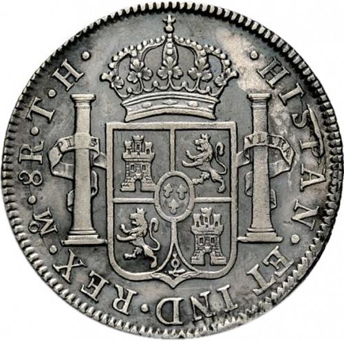 8 Reales Reverse Image minted in SPAIN in 1803TH (1788-08  -  CARLOS IV)  - The Coin Database