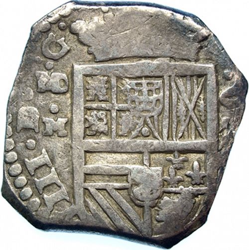 8 Reales Obverse Image minted in SPAIN in 1635M (1621-65  -  FELIPE IV)  - The Coin Database