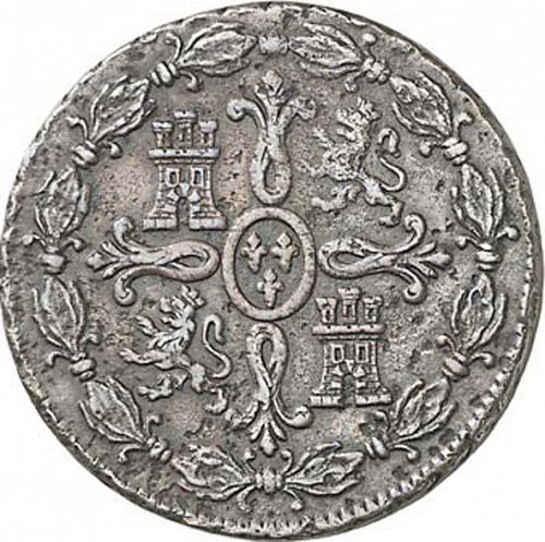 8 Maravedies Reverse Image minted in SPAIN in 1774 (1759-88  -  CARLOS III)  - The Coin Database