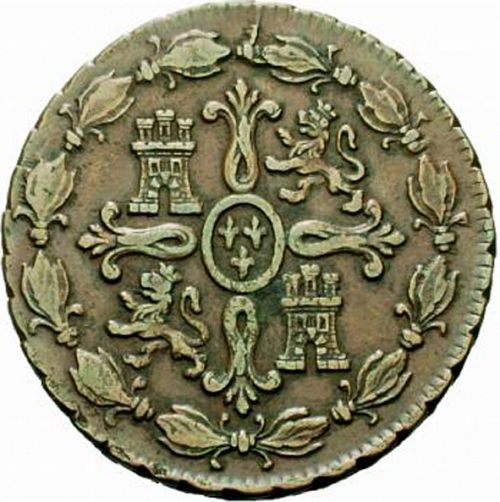 8 Maravedies Reverse Image minted in SPAIN in 1778 (1759-88  -  CARLOS III)  - The Coin Database