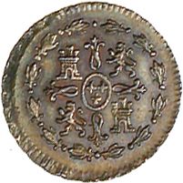 8 Maravedies Reverse Image minted in SPAIN in 1793 (1788-08  -  CARLOS IV)  - The Coin Database