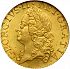 Obverse thumbnail for Half Guinea from 1759