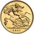 Reverse thumbnail for Half Sovereign from the United Kingdom