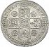 Reverse thumbnail for 1739 British Halfcrown minted in London