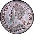 Obverse thumbnail for Halfpenny from 1754