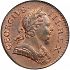 Obverse thumbnail for 1760-20 - George III British Halfpenny minted in London