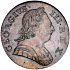 Obverse thumbnail for 1760-20 - George III British Halfpenny minted in London