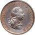 Obverse thumbnail for 1760-20 - George III British Halfpenny minted in London