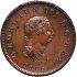 Obverse thumbnail for 1760-20 - George III British Halfpenny minted in London